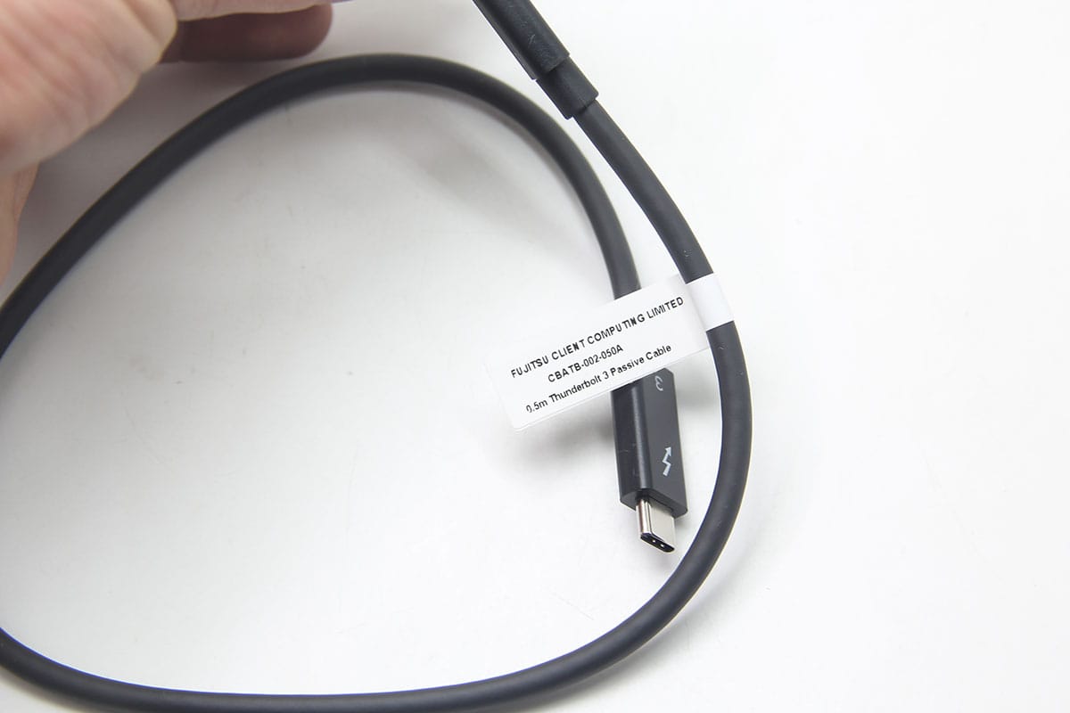 40G 100W thunderbolt3/4富士通Fujitsu 雷电数据线100瓦 5A充电线 5k/8k信号线