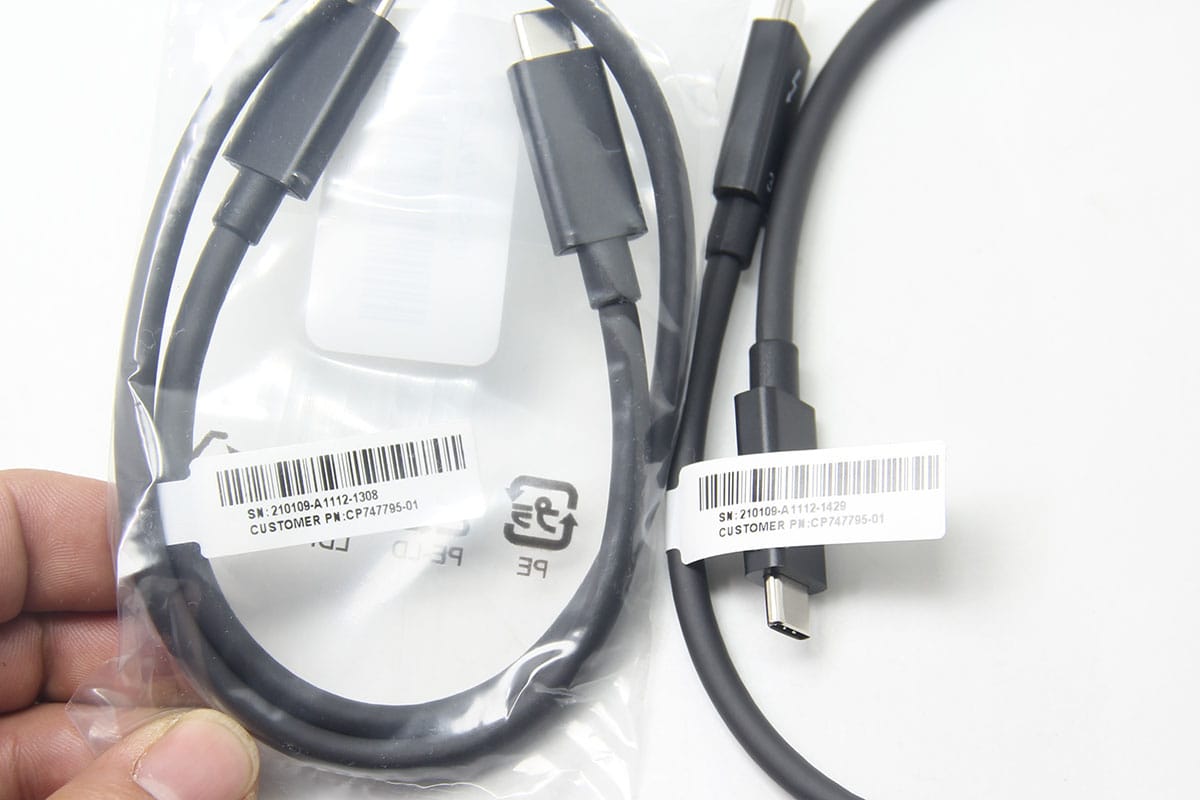 40G 100W thunderbolt3/4富士通Fujitsu 雷电数据线100瓦 5A充电线 5k/8k信号线