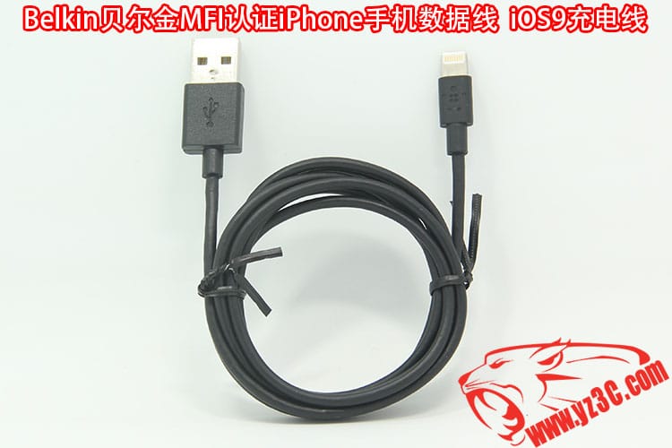 belkin 贝尔金MFI认证iPhone手机数据线ios9充电线用于lighting口 苹果5 5s 6 6s 6p 6sp ipadair 等