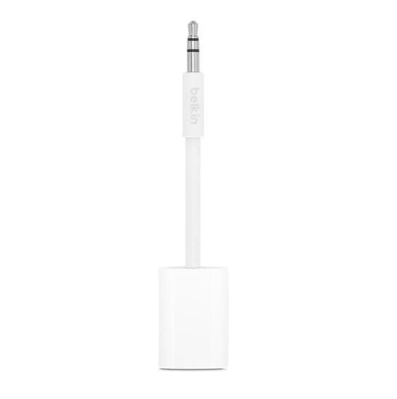 Belkin 音频分配器 (3.5mm-M/2x3.5mm-F) 贝尔金情侣插 iphone手机音频分配器 1个3.5mm公头转2个3.5mm母头