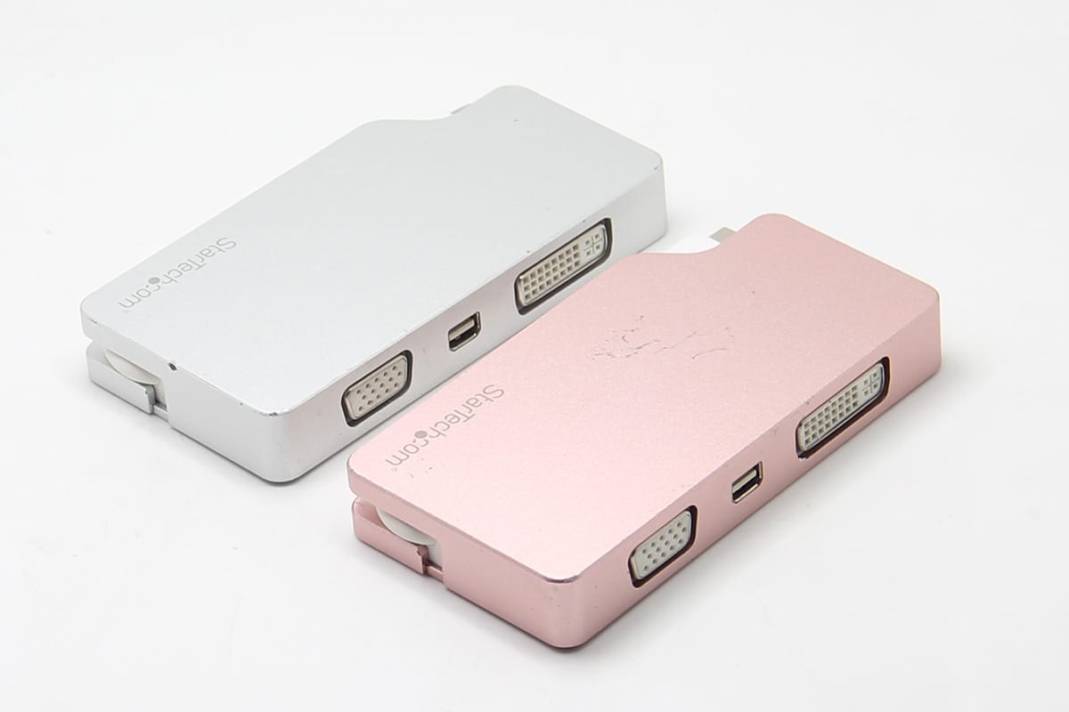 CDPVGDVHDMDP type-C转HDMI/minidp/vga/dvi 4k 60hz便携多接口教师投影仪课件 USB C 多端口视频适配器，带 HDMI、VGA、Mini DisplayPort 或 DVI - USB Type C 显示器适配器转 HDMI 1.4 或 mDP 1.2 (4K) - VGA 或 DVI (1080p)
