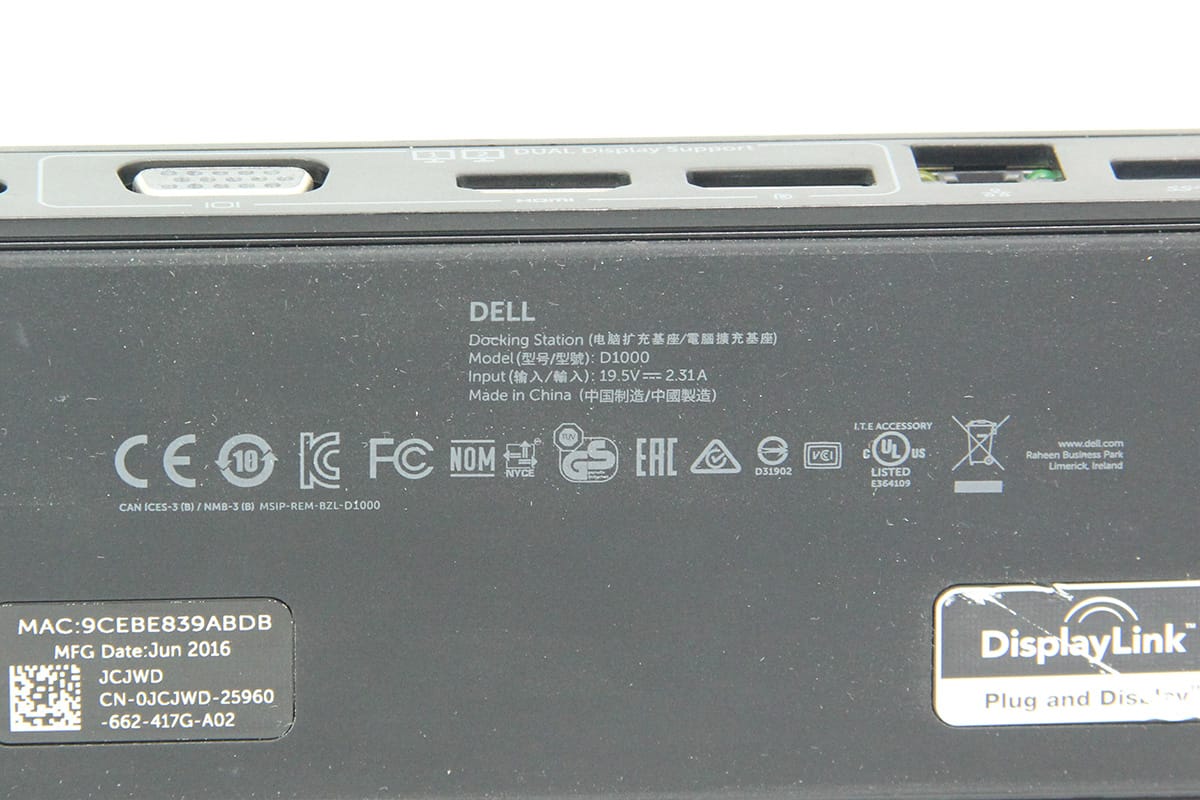 Dell D1000 通用suface pro 台式 双视频USB3.0坞站 vga 扩展坞平板笔记本外接多屏炒股显示器外置网卡声卡显卡USB3.0集线器 Dell D1000 通用suface pro 台式 双视频USB3.0坞站 vga 扩展坞平板笔记本外接多屏炒股显示器外置网卡声卡显卡USB3.0集线器