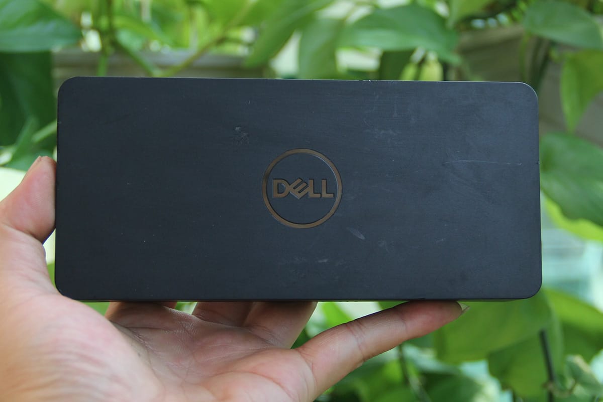 DELL D6000 TYPE-C USB-C及USB3.0 反向供电65瓦 苹果 windows 通用 雷电3双连接扩展坞站 三台4K屏或一台5k屏