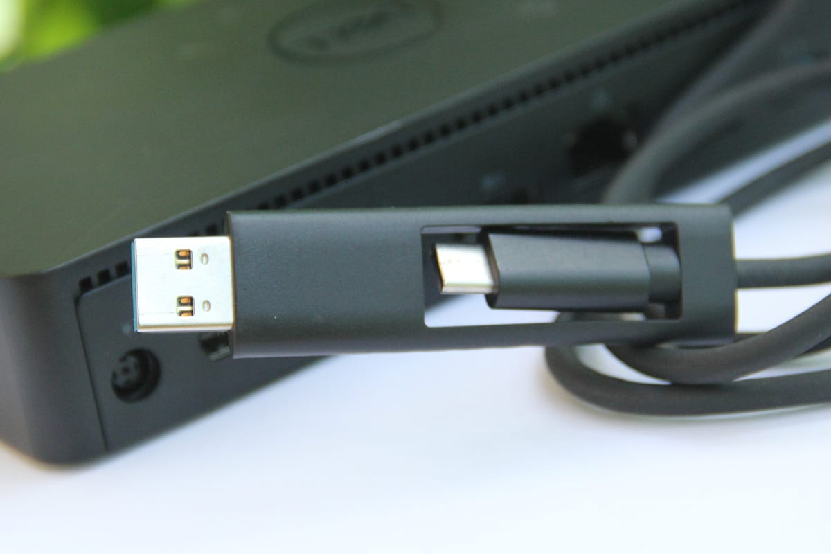 DELL D6000 TYPE-C USB-C及USB3.0 反向供电65瓦 苹果 windows 通用 雷电3双连接扩展坞站 三台4K屏或一台5k屏
