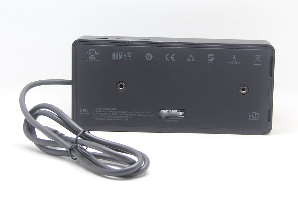 DELL/戴尔UD22扩展坞96瓦PD4台4k 60hz 显示器USB3.2 gen2 Mac M芯片displaylink