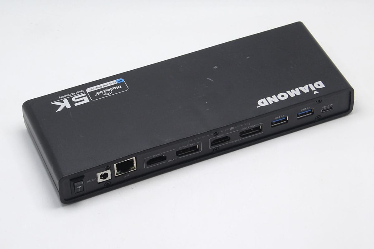 Diamond通用型扩展坞 单5K/双 4K @60Hz 兼容win Mac多USB3.0网卡