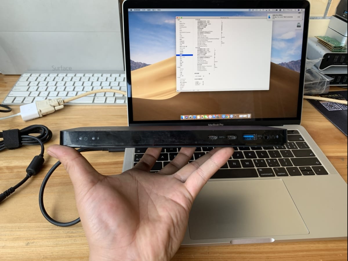 东芝 PA5281U-1PRP 扩展坞yoshiba 40G thunderbolt 3 dock 45瓦pd协议快充 外接多屏 东芝 PA5281U-1PRP 扩展坞yoshiba 40G thunderbolt 3 dock 45瓦pd协议快充 外接多屏