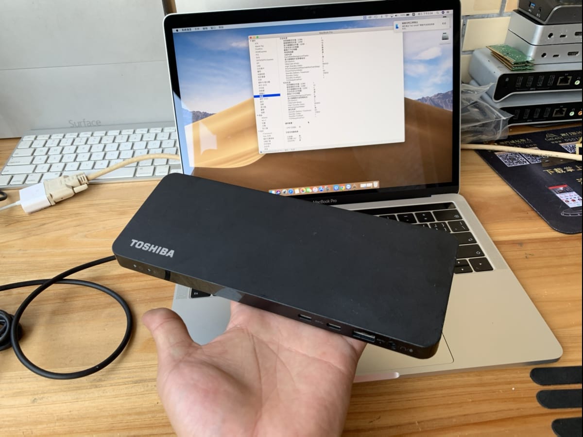 东芝 PA5281U-1PRP 扩展坞yoshiba 40G thunderbolt 3 dock 45瓦pd协议快充 外接多屏 东芝 PA5281U-1PRP 扩展坞yoshiba 40G thunderbolt 3 dock 45瓦pd协议快充 外接多屏
