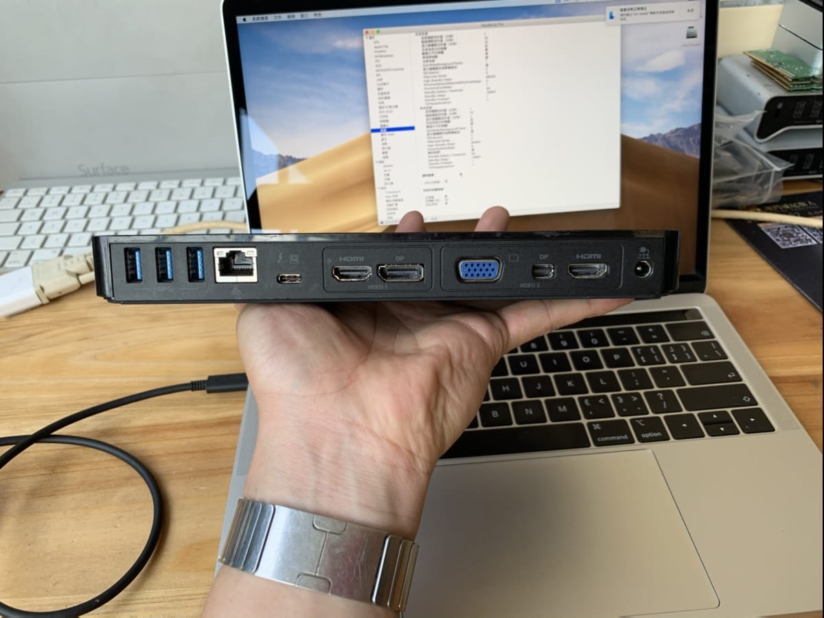 东芝 PA5281U-1PRP 扩展坞yoshiba 40G thunderbolt 3 dock 45瓦pd协议快充 外接多屏 东芝 PA5281U-1PRP 扩展坞yoshiba 40G thunderbolt 3 dock 45瓦pd协议快充 外接多屏