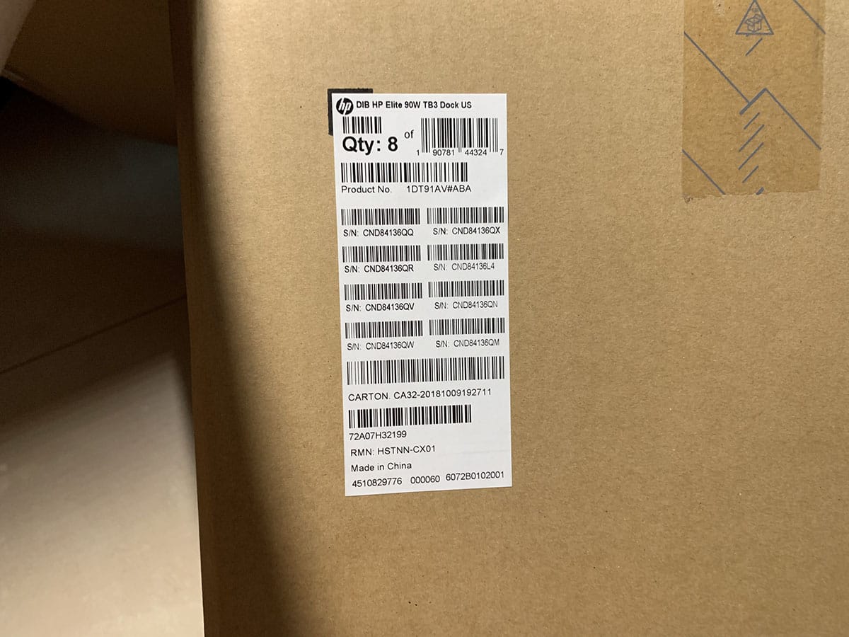 全新 HP Elite zbook hstnn-cx01 90瓦雷电3扩展坞 thinderbolt3 dock 支持win所有雷电3 雷电4接口的电脑 Mac上外接双4k 60hz 输出60瓦PD供电