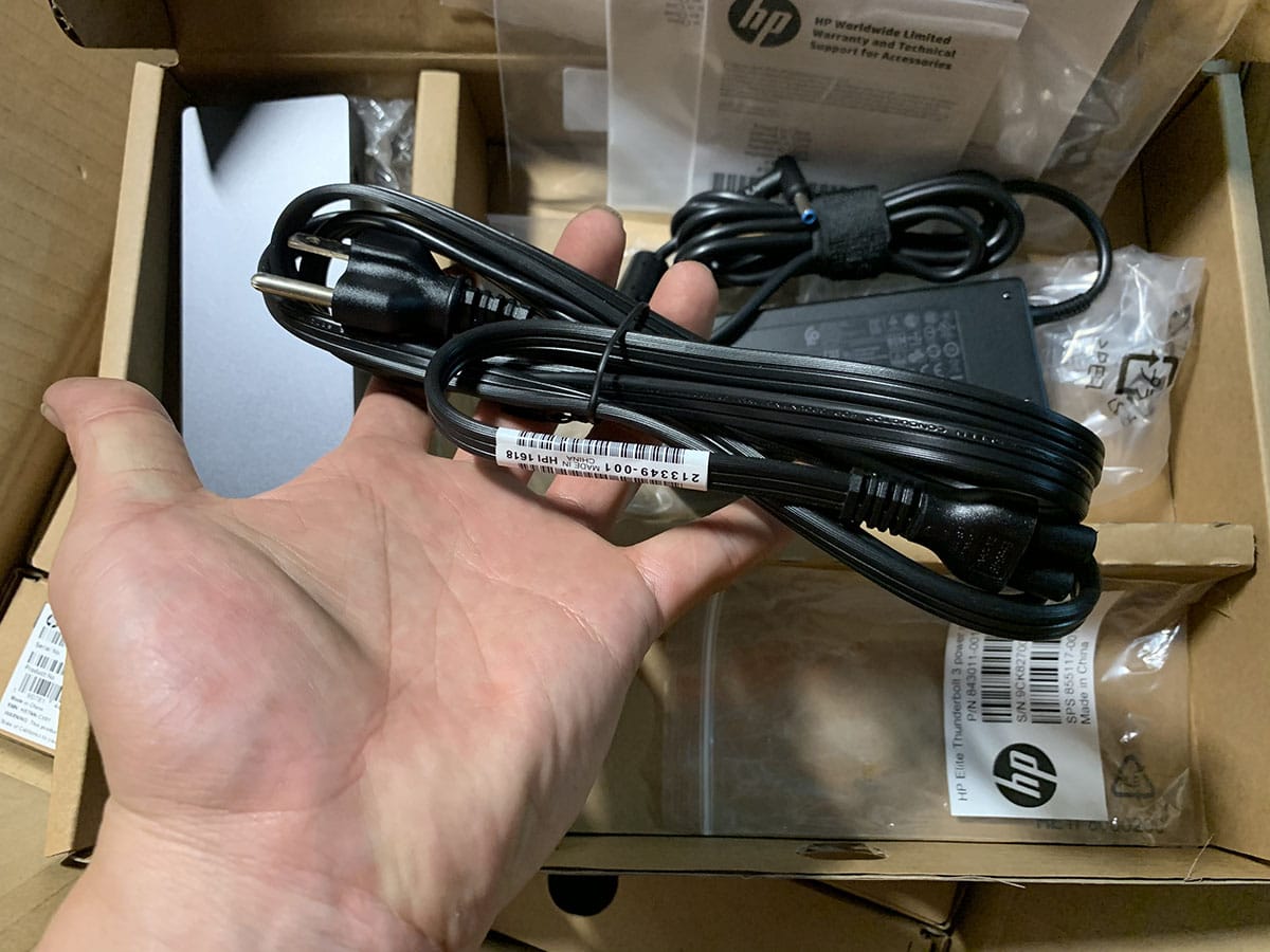 全新 HP Elite zbook hstnn-cx01 90瓦雷电3扩展坞 thinderbolt3 dock 支持win所有雷电3 雷电4接口的电脑 Mac上外接双4k 60hz 输出60瓦PD供电