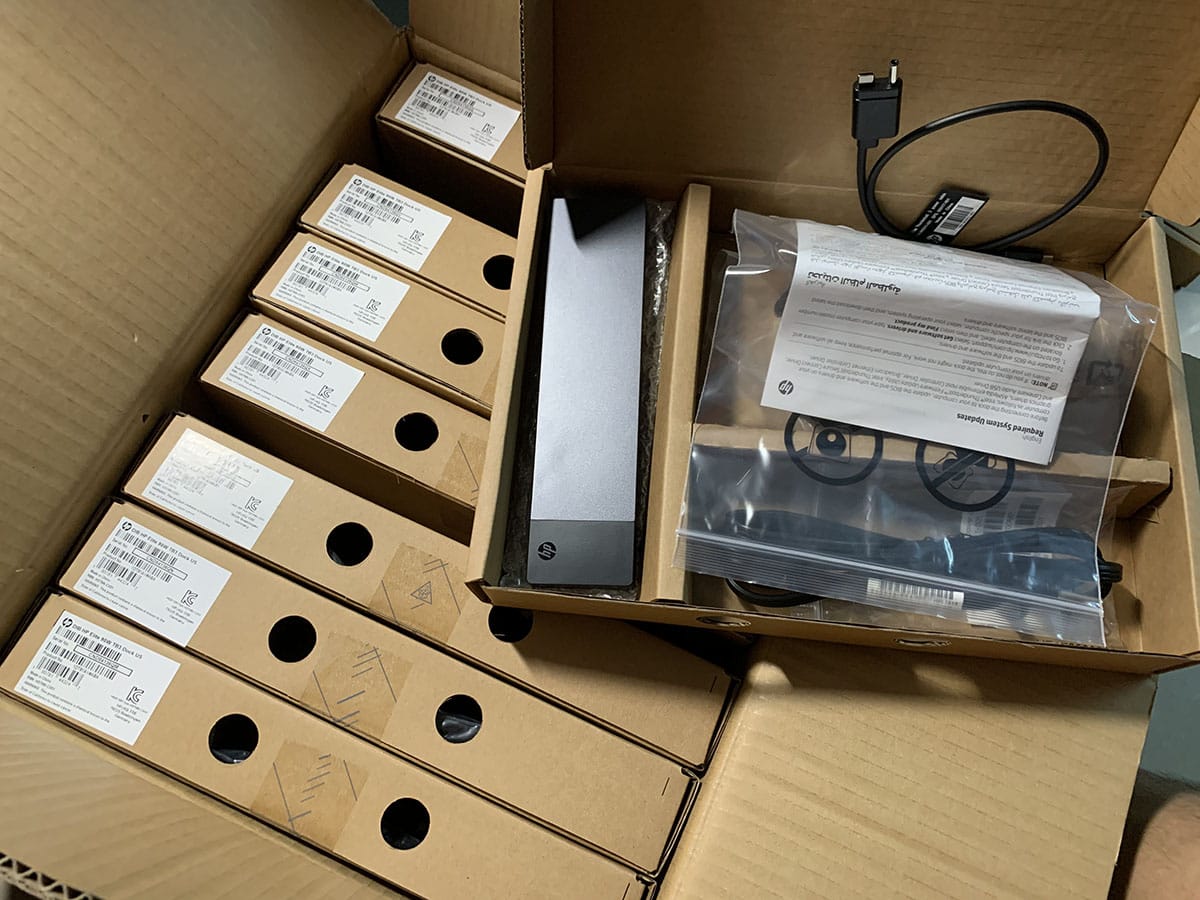 全新 HP Elite zbook hstnn-cx01 90瓦雷电3扩展坞 thinderbolt3 dock 支持win所有雷电3 雷电4接口的电脑 Mac上外接双4k 60hz 输出60瓦PD供电