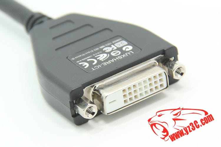 全新原装戴尔DP转DVI视频转接线 DP/N023NVR Displayport转DVI线 电脑笔记本转接显示器