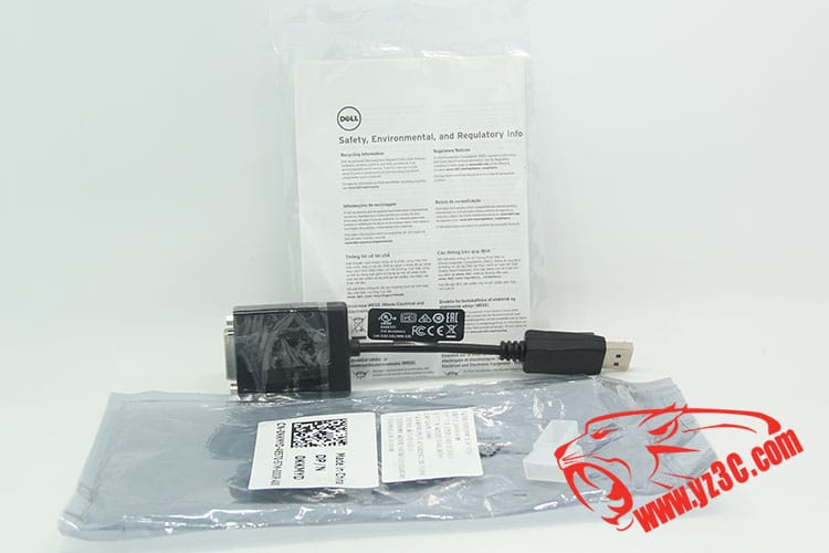 全新原装戴尔新款DP转DVI视频转接线 DP/N0KKMYD 安费诺代工单连接