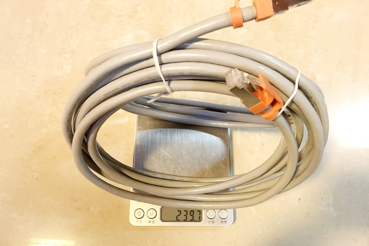 包尔星克 网线（PowerSync）CLN7GAR8005 七类双屏蔽双绞镀镍纯铜耐折弯工程线灰色 网络跳线交换机光猫路由器连接线