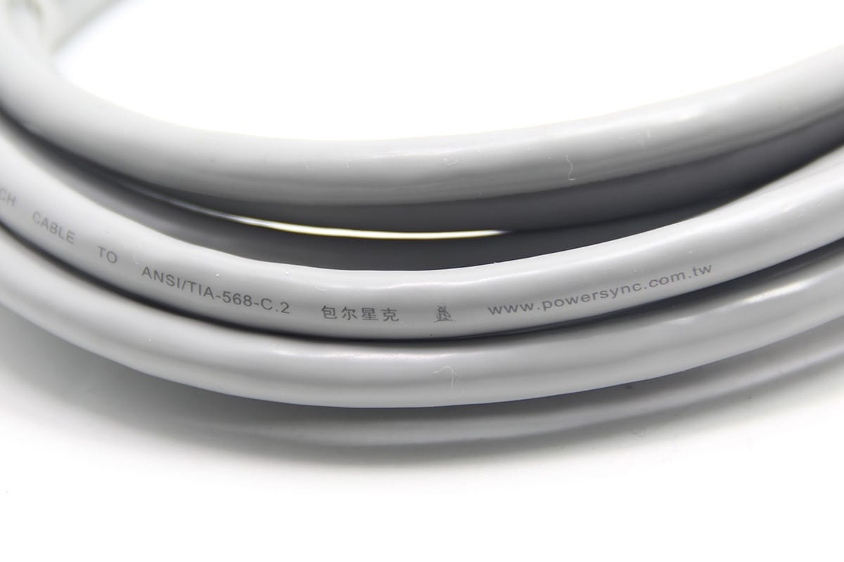 包尔星克 网线（PowerSync）CLN7GAR8005 七类双屏蔽双绞镀镍纯铜耐折弯工程线灰色 网络跳线交换机光猫路由器连接线