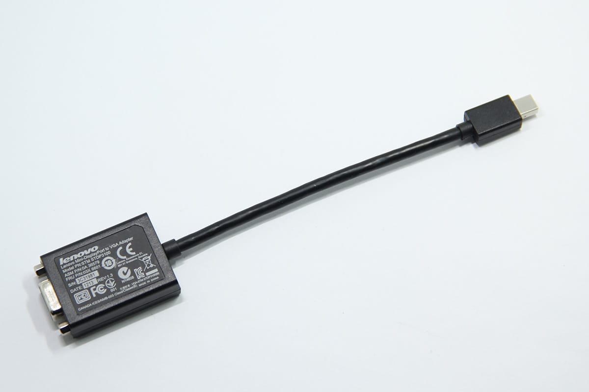 原装 联想ThinkPad通用转接线 X1 迷你DP转VGA miniDP to VGA stdp3100