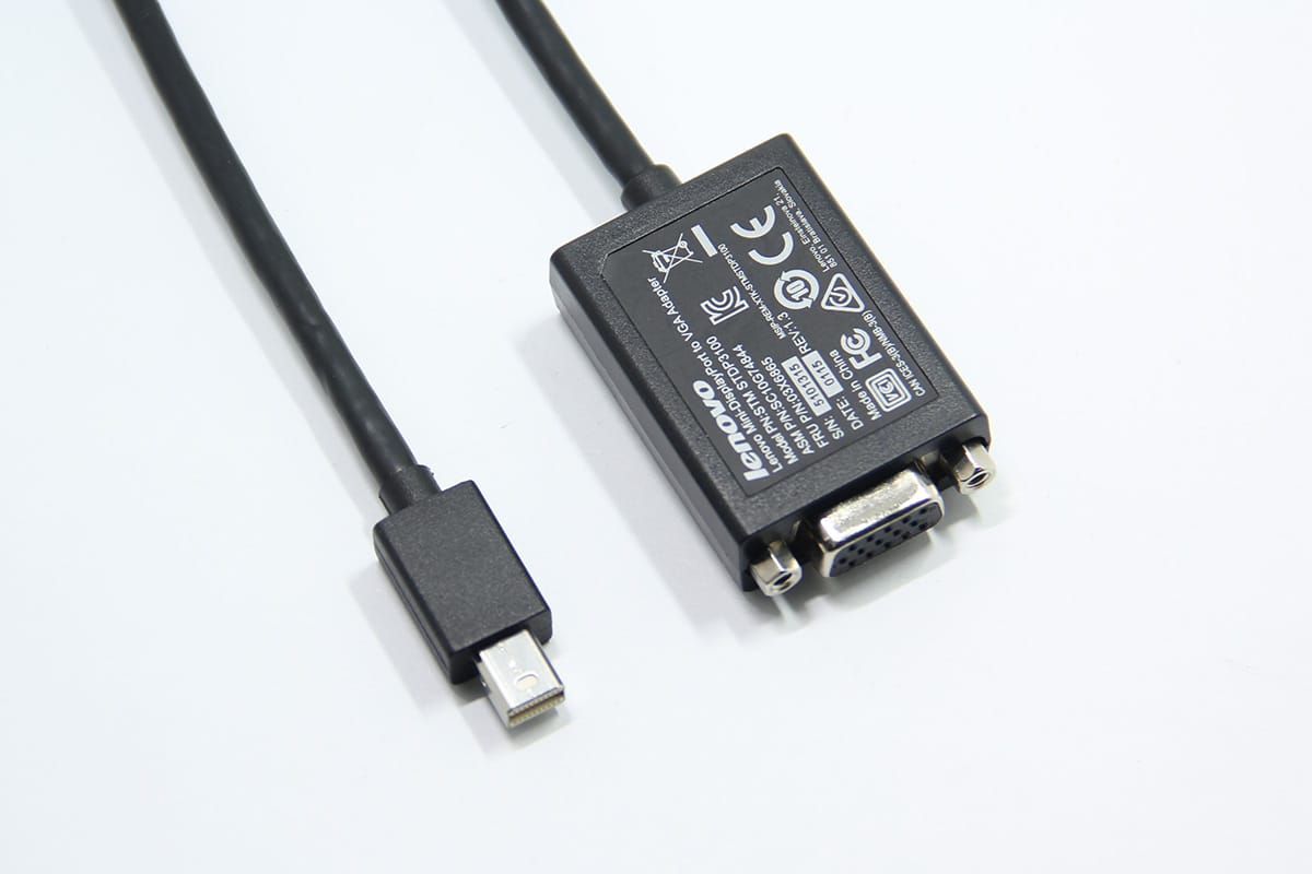 原装 联想ThinkPad通用转接线 X1 迷你DP转VGA miniDP to VGA stdp3100