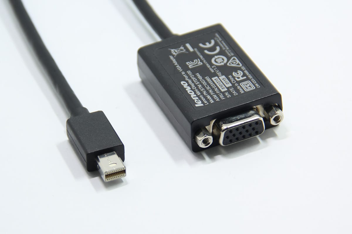 原装 联想ThinkPad通用转接线 X1 迷你DP转VGA miniDP to VGA stdp3100