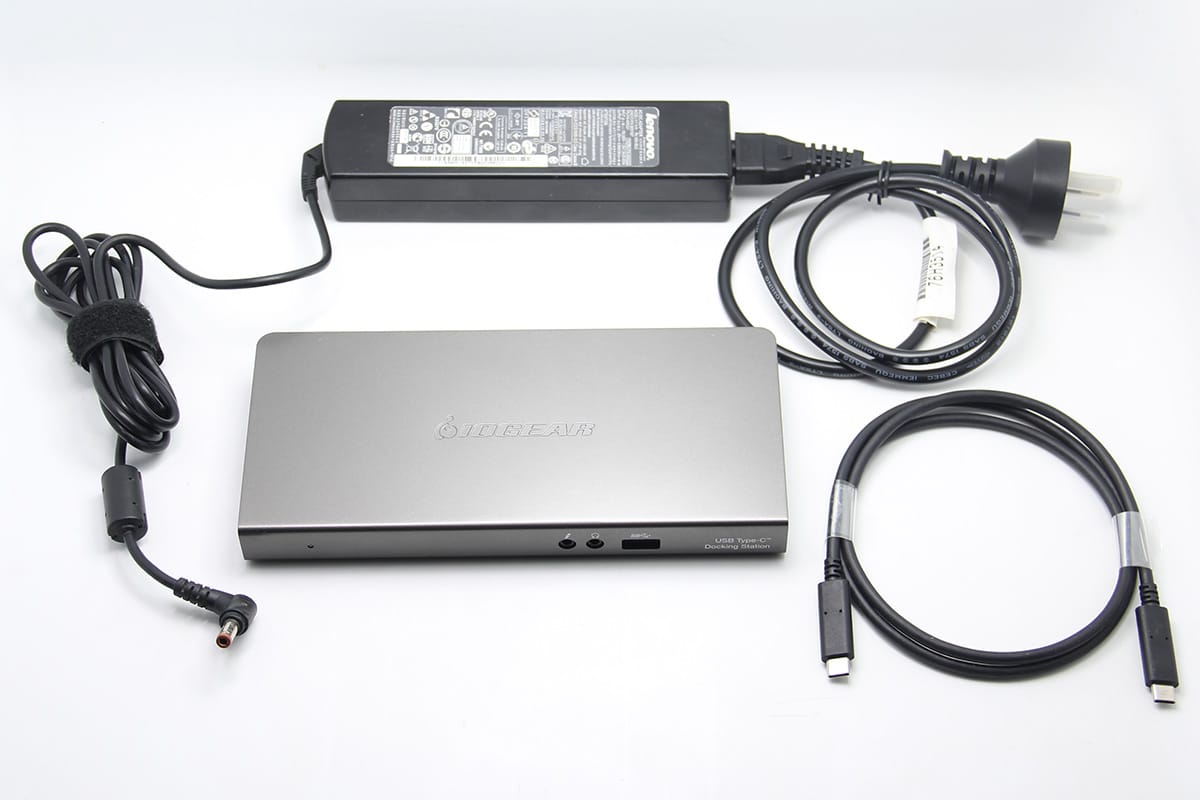 原装 IOGEAR GUD3C01 USB-C雷电3接口扩展坞外接4k 60hz反向PD充电USB 网卡 Windows/Chrome/Mac