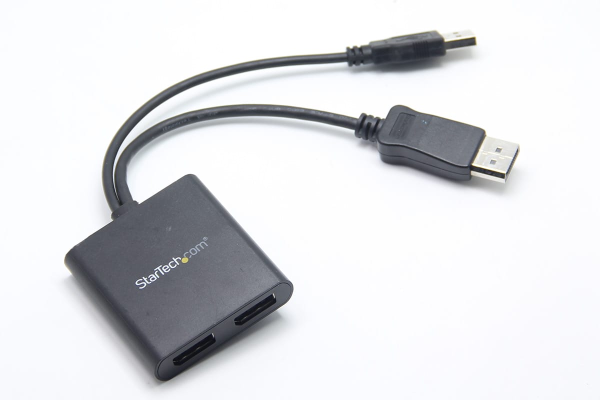 原装 StarTech MSTDP122DP DP一分二 DisplayPort to DisplayPort Multi-Monitor Splitter - 2-Port MST Hub