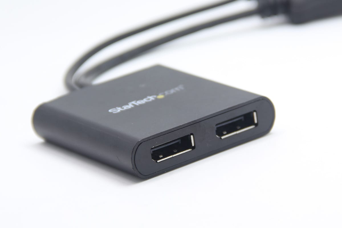 原装 StarTech MSTDP122DP DP一分二 DisplayPort to DisplayPort Multi-Monitor Splitter - 2-Port MST Hub
