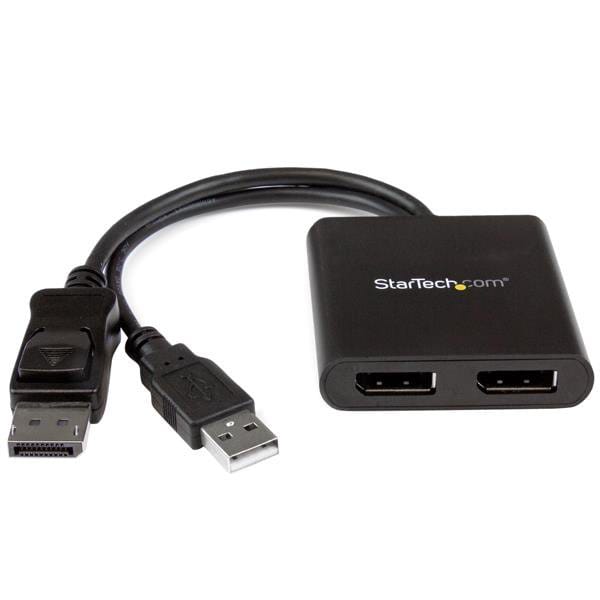 原装 StarTech MSTDP122DP DP一分二 DisplayPort to DisplayPort Multi-Monitor Splitter - 2-Port MST Hub