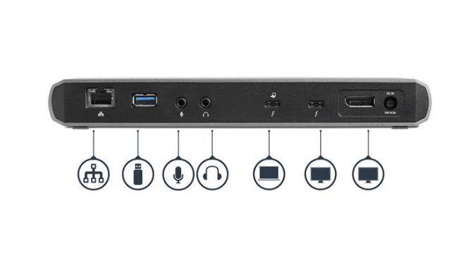原装 TB3DKDPMAW 雷电3dock win苹果系统扩展坞x1 t480 xps mac外接USB 4k