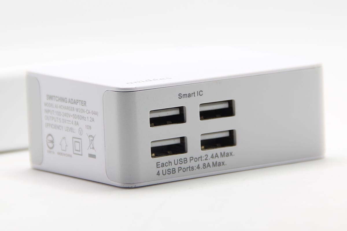 原装anidees 4口 6口USB充电器50W 快速充电兼容 三星苹果等5V 10A desktop charger