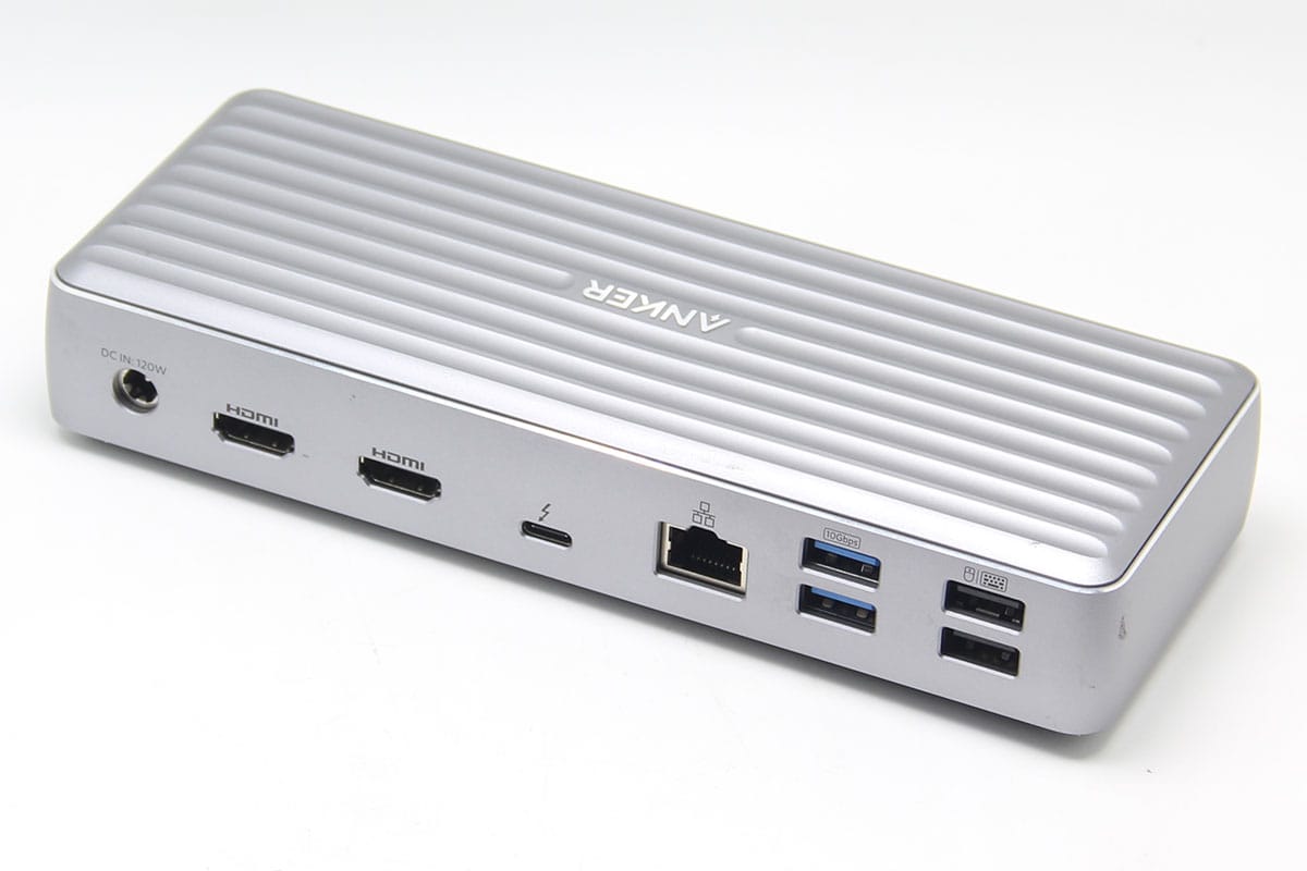 原装Anker 777 雷电4扩展坞90瓦PD供电支持win Mac支持8K 双4K60hz SD卡