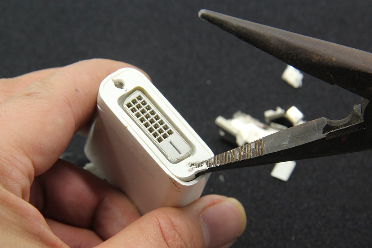 原装apple 苹果迷你DP雷电转DVI视频转换线 迷你mac macbook外接显示器622-0076 A1305 MacBook, MacBook Pro, MacBook Air Mini Display Port to DVI Cable