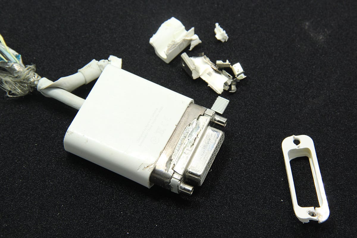 原装apple 苹果迷你DP雷电转DVI视频转换线 迷你mac macbook外接显示器622-0076 A1305 MacBook, MacBook Pro, MacBook Air Mini Display Port to DVI Cable