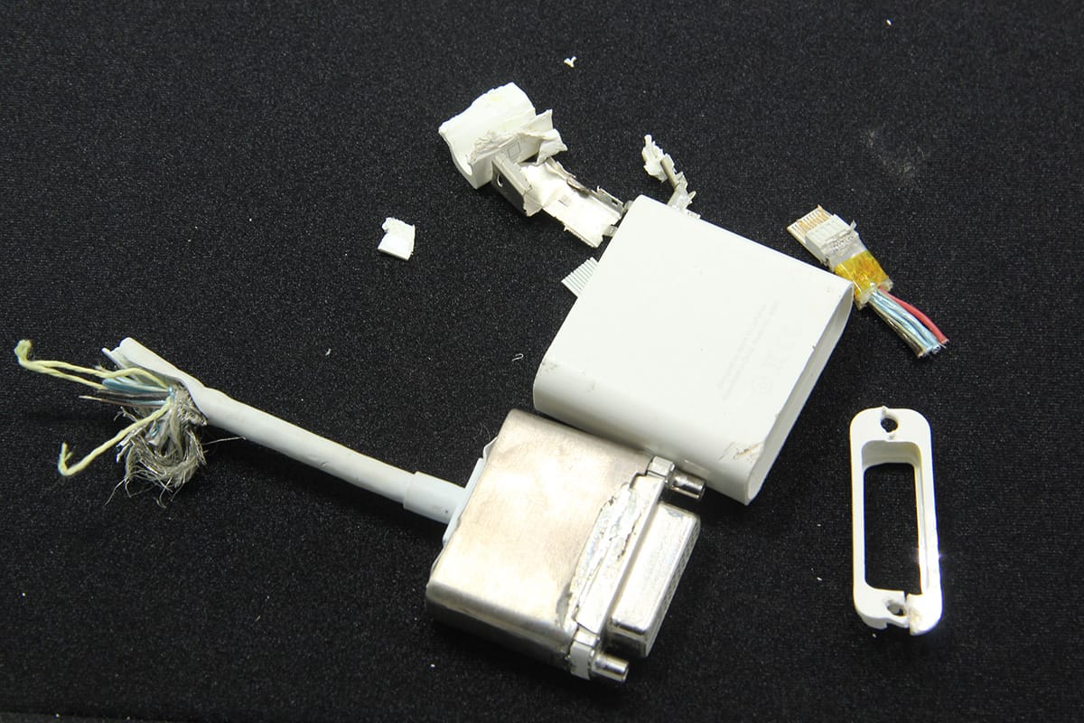 原装apple 苹果迷你DP雷电转DVI视频转换线 迷你mac macbook外接显示器622-0076 A1305 MacBook, MacBook Pro, MacBook Air Mini Display Port to DVI Cable