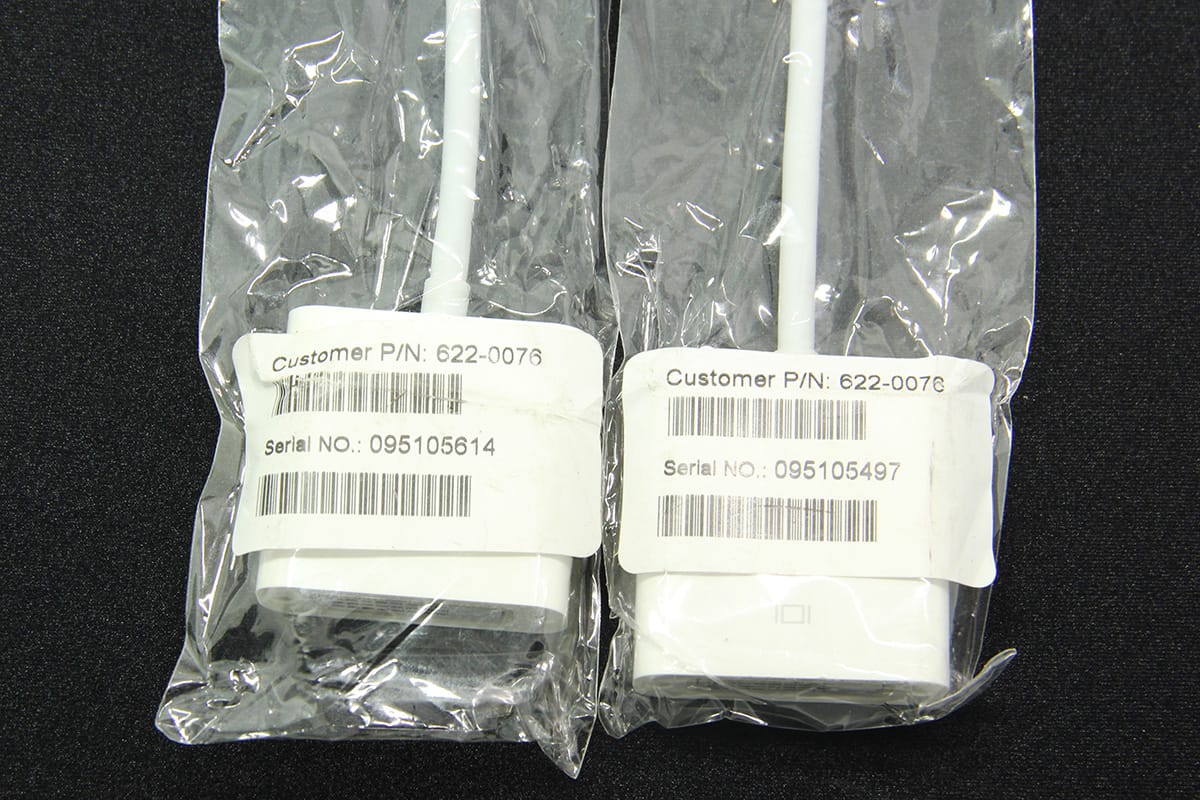 原装apple 苹果迷你DP雷电转DVI视频转换线 迷你mac macbook外接显示器622-0076 A1305 MacBook, MacBook Pro, MacBook Air Mini Display Port to DVI Cable
