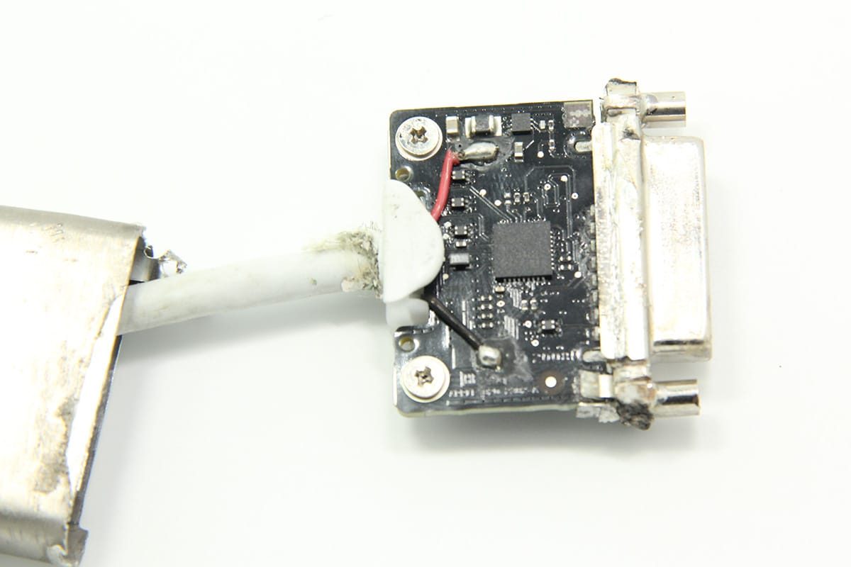 原装apple 苹果迷你DP雷电转DVI视频转换线 迷你mac macbook外接显示器622-0076 A1305 MacBook, MacBook Pro, MacBook Air Mini Display Port to DVI Cable