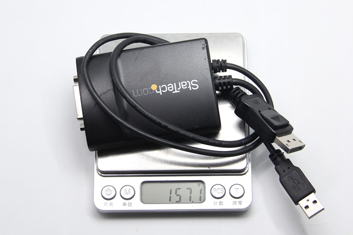 原装主动式 双链路DP转DVI 显示器2K分辨率转接线DisplayPort to DVI Dual Link Active Video Adapter Converter - DP to DVI-D - 2560x1600