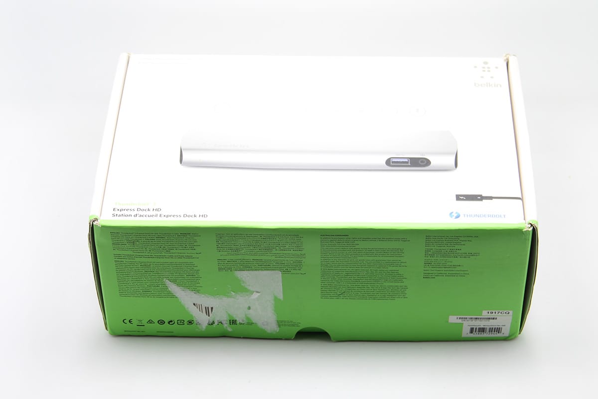 原装全新贝尔金雷电3扩展坞 适用于macbook pro 13 15寸笔记本电脑 支持85瓦供电 Belkin 雷雳 3 Express HD 基座