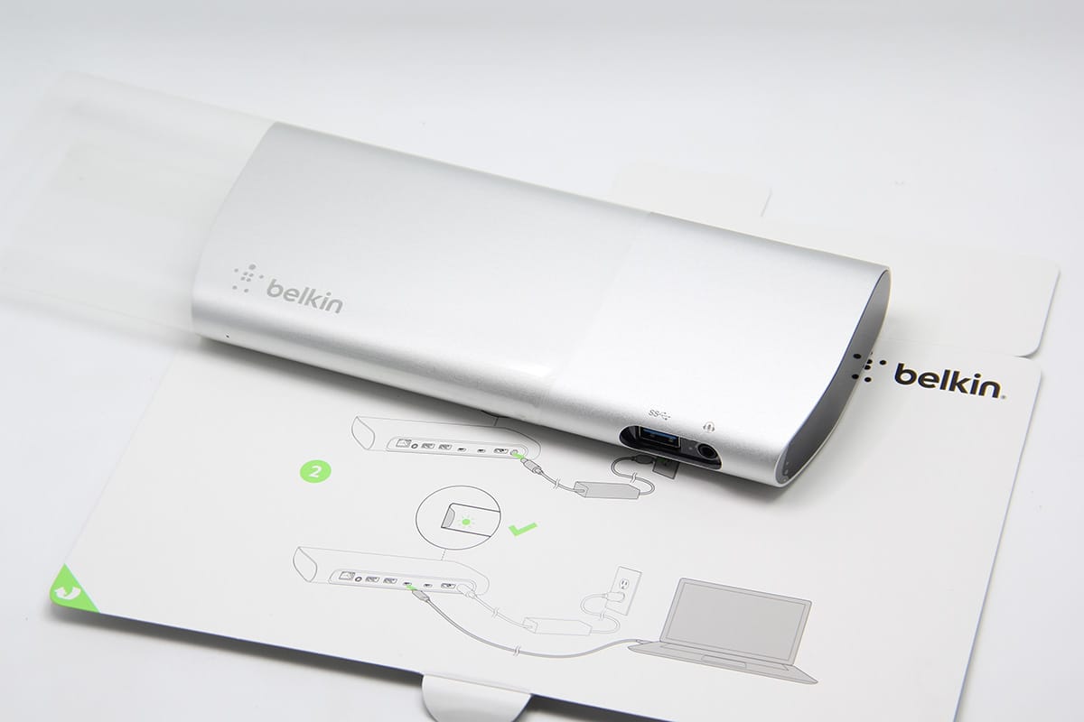 原装全新贝尔金雷电3扩展坞 适用于macbook pro 13 15寸笔记本电脑 支持85瓦供电 Belkin 雷雳 3 Express HD 基座