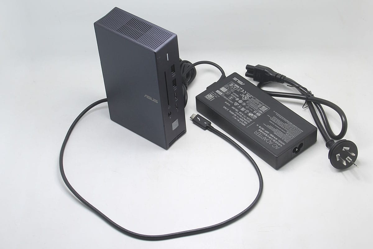 原装华硕 ASUS SimPro dock2 雷电3扩展坞 120瓦PD供电 笔记本电脑外扩接口显示器USB 智能卡