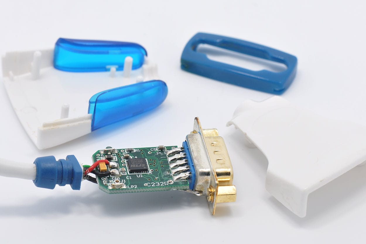 原装工业级USB转串口RS232 FTDI芯片COM口FTDI US232R-500-BULK
