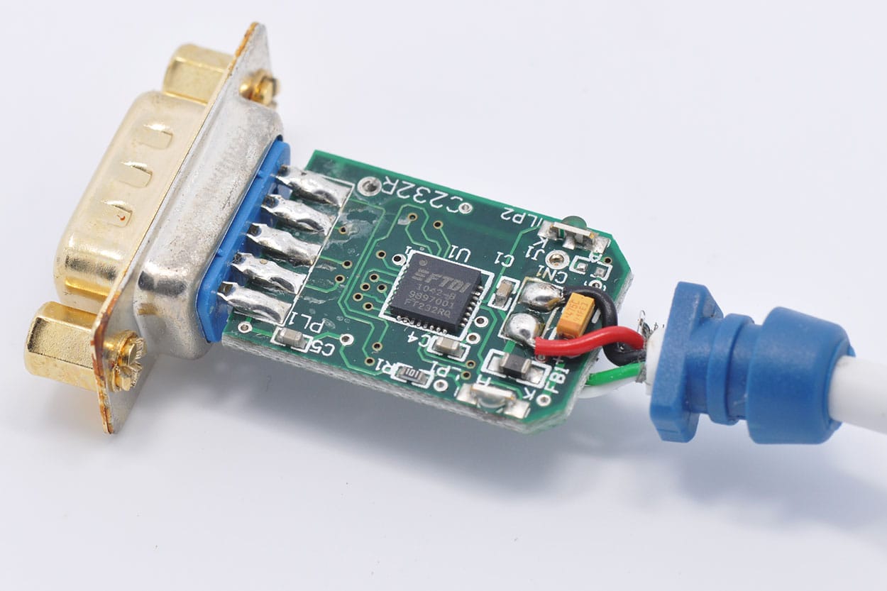 原装工业级USB转串口RS232 FTDI芯片COM口FTDI US232R-500-BULK