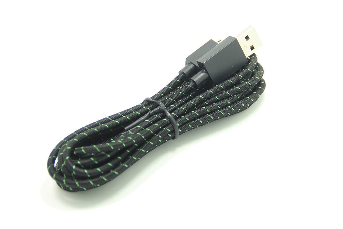 原装微软2.75米编织网多屏蔽MicroUSB安卓手机平板数据xbox one游戏手柄充电线