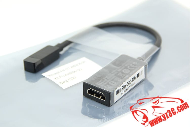 原装微软microsoft surface pro3 迷你MAC迷你DP 1553 高清线 MiniDP转HDMI高清适配器 转接线 雷电转HDMI线 077-x853235-001