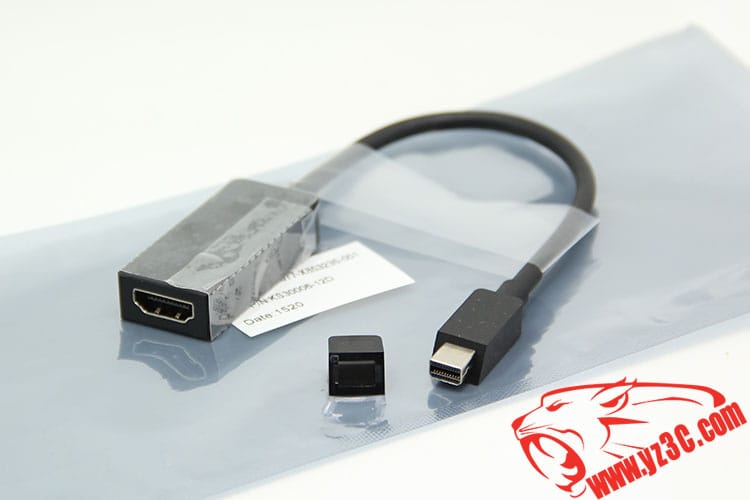 原装微软microsoft surface pro3 迷你MAC迷你DP 1553 高清线 MiniDP转HDMI高清适配器 转接线 雷电转HDMI线 077-x853235-001