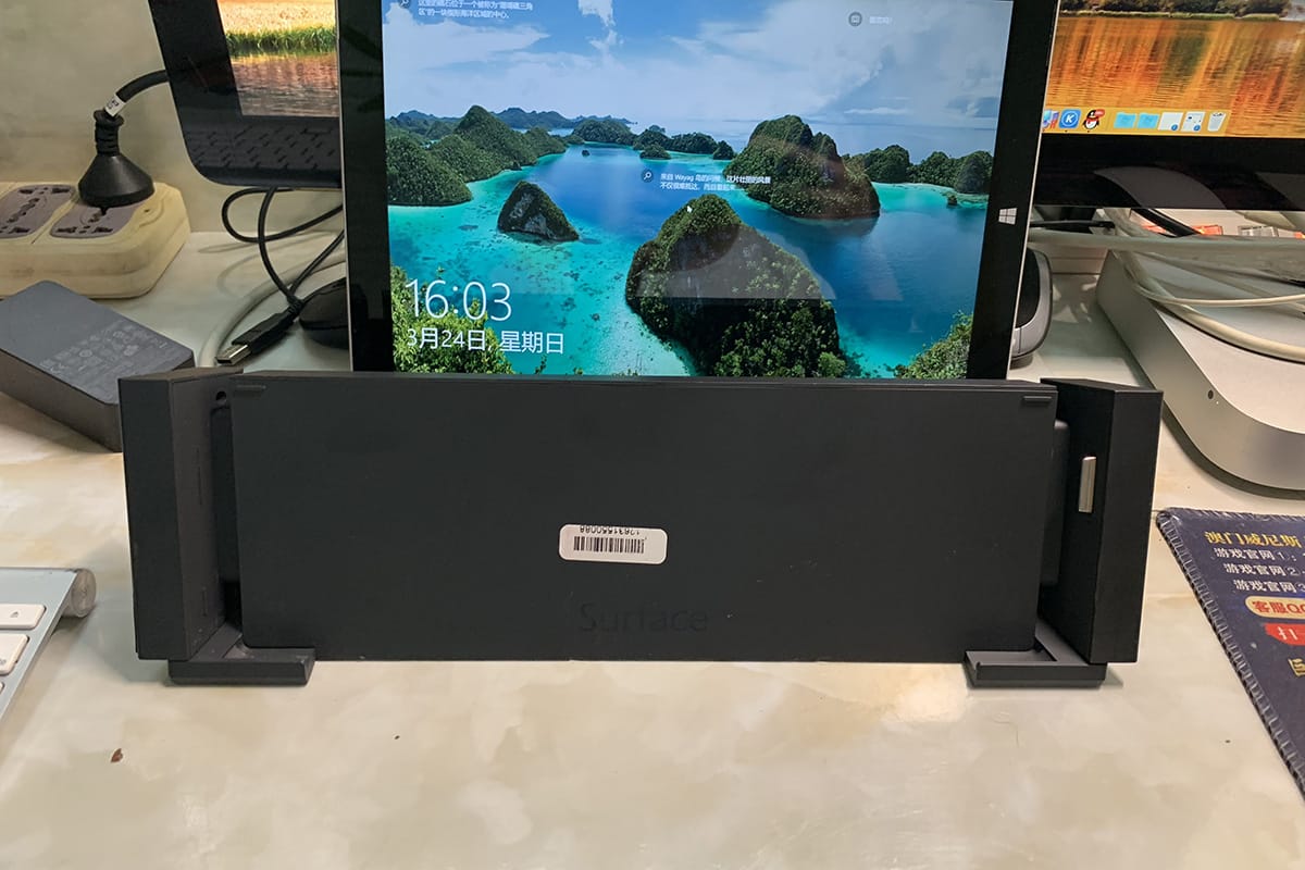原装微软surface pro3支架式扩展坞 1664 surface docking station 12V 4A 供电 扩展多USB网线显示器