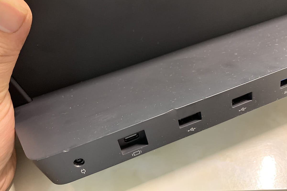 原装微软surface pro3支架式扩展坞 1664 surface docking station 12V 4A 供电 扩展多USB网线显示器