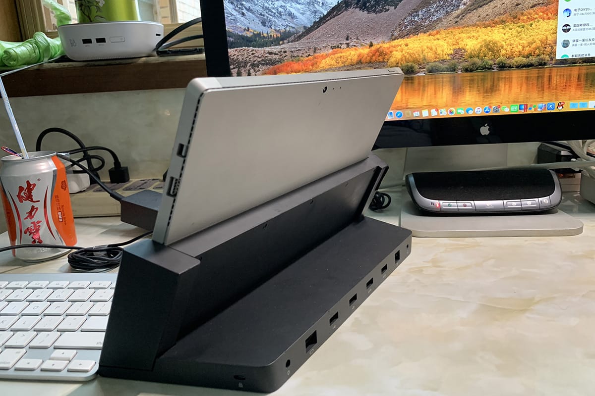 原装微软surface pro3支架式扩展坞 1664 surface docking station 12V 4A 供电 扩展多USB网线显示器
