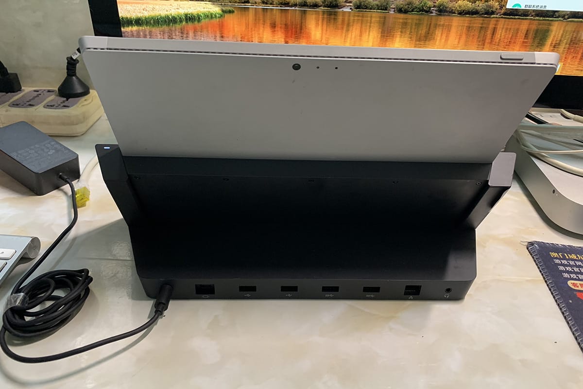 原装微软surface pro3支架式扩展坞 1664 surface docking station 12V 4A 供电 扩展多USB网线显示器