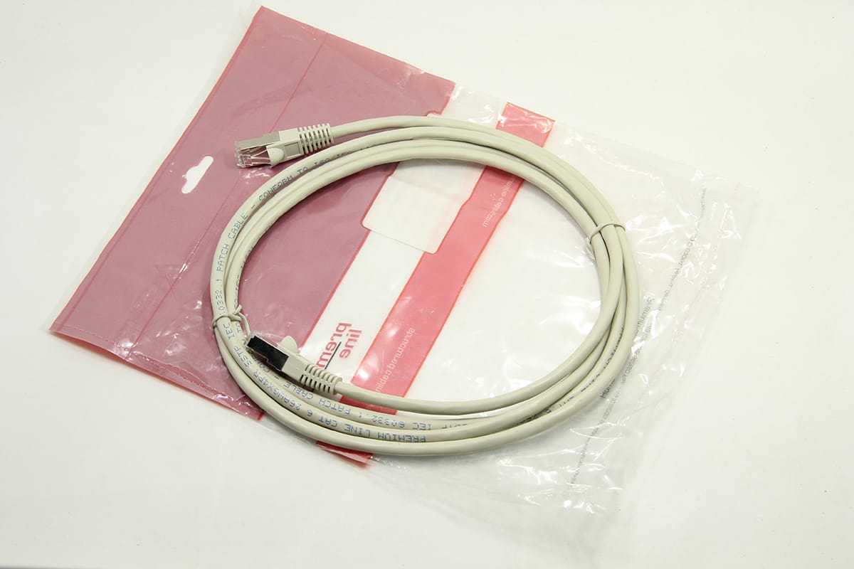 原装德国进口premium line 带屏蔽防雷超6类网线千兆网络跳线纯铜CAT6双屏蔽线