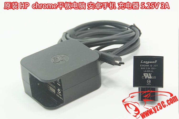 原装惠普Chromebook 11 Pixel C笔记本 安卓手机平板充电器 type-c快充电源线损补偿5.25V 3A/ HSTNN-LA43 TPN-LA01